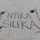 Nyika silika on the beach