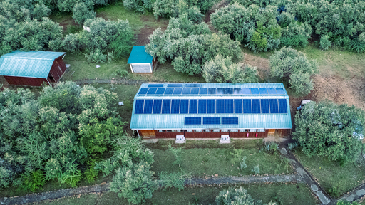 Ariel view of the Maasai Mara Wildlife Conservancies Association (MMWCA) offices