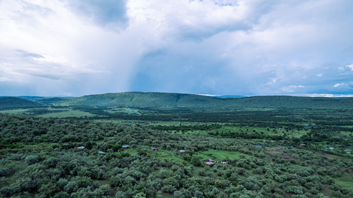 Ariel view of Maasai Mara landscape from the  Maasai Mara Wildlife Conservancies Association (MMWCA)